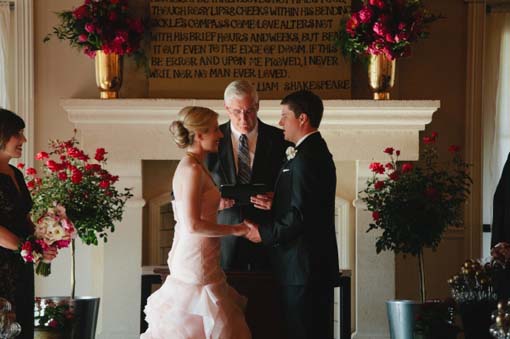 indoor wedding